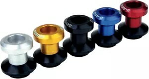1997-2013 カワサキ ZRX 1200 R DRIVEN レーシング D 軸スプール ブラック 10 mm 1997-2013 for Kawasaki ZRX 1200 R DRIVEN RACING D-Axis Spools Black 10 mm