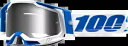 100% Racecraft 2 ゴーグル Isola - フラッシュ シルバー 100% Racecraft 2 Goggles Isola - Flash Silver