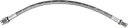 Goodridge クリアコート ユニバーサル ブレーキ ホース (クローム エンド付き) 80373 Goodridge Clear-Coat Univers...