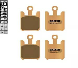 05-08 Kawasaki VN 1600 B バルカン GALFER HH 焼結ブレーキパッド / FD290G1370 05-08 for Kawasaki VN 1600 B Vulcan GALFER HH Sintered Brake Pads / FD290G1370