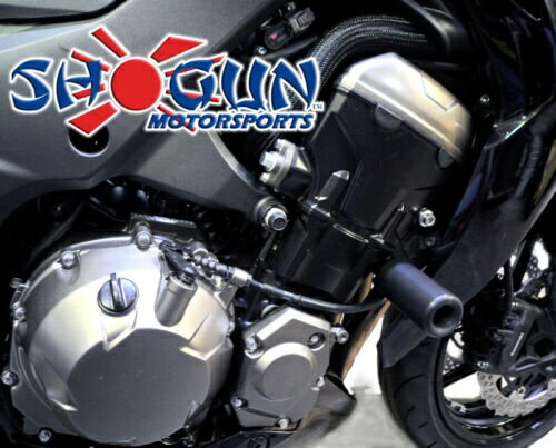 2015-2016 カワサキ Z1000 SHOGUN フレームスライダー ブラック ノーカット 750-4839 2015-2016 for Kawasaki Z1000 SHOGUN Frame Sliders Black No Cut 750-4839