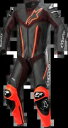 ALPINESTARS フュージョン ワンピース スーツ ブラック/レッド US 38 / EU 48 3153022-1030-48 ALPINESTARS ...