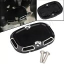 ハーレーエレクトラグライドウルトラクラシック用ブラックリアブレーキフルードリザーバー蓋キャップ Black Rear Brake Fluid Reservoir...
