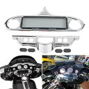 ステレオダッシュインサートカバースイッチパネルハーレーエレクトラストリートトライグライド96-13用 Stereo Dash Insert Cover Switch Panel For Harley Electra Street Tri Glide 96-13(2)