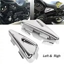 クロームタンクサイドフレームカバーハーレー 2007-2017 V-ロッドナイトロッドスペシャル VRSCF Chrome Tank Side Frame Covers For Harley 2007-2017 V-Rod Night Rod Special VRSCF(2)