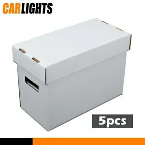 5X 高品質ホワイトショートコミックブック収納ボックスは、150〜175 冊のコミックを収納できます。 5X ..