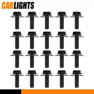 °å㡼Υܥȥͥեʡե M6-1.0x 16mm Ĺ 10mm ϻ - 17mm Metal Washer Body Bolt Screw Fastener Fender M6-1.0x 16mm Long- 10mm Hex- 17mm