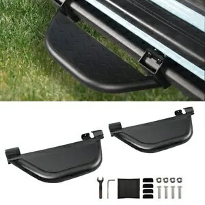 ペアランニングボードサイドステップナーフバーフォードブロンコ 2/4 ドア 2021-2023 Pair Running Boards Side Steps Nerf Bars for Ford for Bronco 2/4-Doors 2021-2023