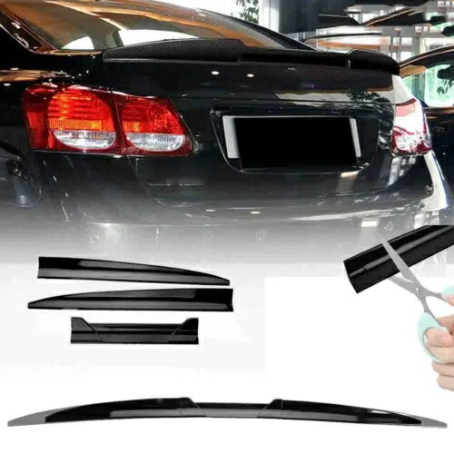 レクサス GS300 GS350 GS400 GS450h リアトランクスポイラーリップルーフテールウィンググロス For Lexus GS300 GS350 GS400 GS450h Rear Trunk Spoiler Lip Roof Tail Wing Gloss