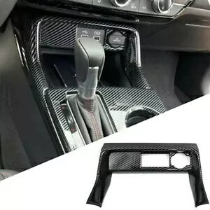 カーボンファイバーコンソールシガーライターカバートリムホンダシビック 11th 2022-2023 Carbon Fiber..