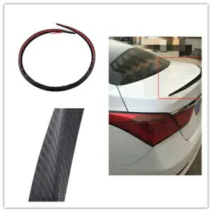 1.2 メートルユニバーサル車のリアウイングトランクリップスポイラーテールトランクルーフトリムカーボンファイバー 1.2M Universal Car Rear Wing Trunk Lip Spoiler Tail Trunk Roof Trim Carbon Fiber