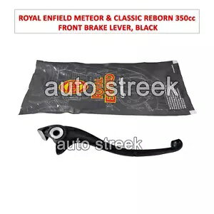 ʪΥ ե ƥ &饷å ܡ 350 ե ֥졼 С֥å Genuine Royal Enfield Meteor &Classic Reborn 350 Front Brake Lever, Black