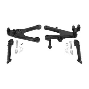 フロントフットレストフットペグレストブラケットヤマハ YZFR6 03-05 YZFR6S 06-09 に適合 Front Footrests Foot Pegs Rest Bracket Fit For Yamaha YZFR6 03-05 YZFR6S 06-09