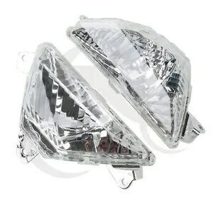 フロントターンシグナルインジケーターウインカーレンズ Kawasaki ZX6R ZX636 2013-2014用 Front Turn Signals Indicator Blinker Lens Fit For Kawasaki ZX6R ZX636 2013-2014