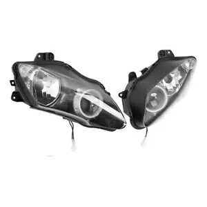 フロントヘッドライトライトランプアセンブリヤマハ YZF R1 YZFR1 2007-2008 に適合 Front Headlight Light Lamp Assembly Fit For Yamaha YZF R1 YZFR1 2007-2008