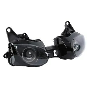 フロントヘッドライトヘッドランプアセンブリカワサキニンジャ ZX-6R ZX6R 2007 2008 に適合 Front Headlight Head Lamp Assembly Fit For Kawasaki Ninja ZX-6R ZX6R 2007 2008