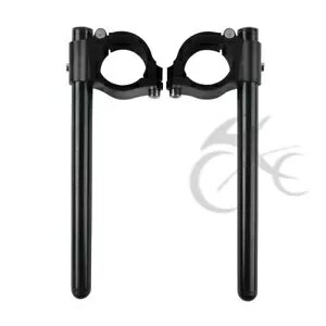 ハンドルバークリップオンハンドルバースズキ GSXR1000 2001-2011 GSXR600 1992-2011 Handlebar Clip On HandleBars Fit For Suzuki GSXR1000 2001-2011 GSXR600 1992-2011