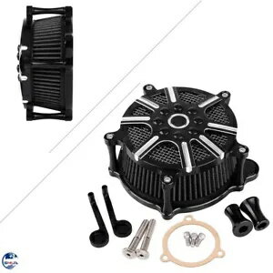 フラワーエアクリーナーフィルターキット ハーレーツーリングロードキング FLHR FLHT FLHX 08-16用 Flo..