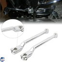 クローム ギア シフター レバー ヒール/トゥ セット ハーレー ツーリング エレクトラグライド 86-2019用 Chrome Gear Shifter Le...