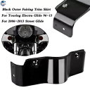 オートバイグロスブラックバットウィングフェアリングボトムスカートハーレー 1996-2013 ツーリング用 Motorcycle Gloss Black Batwing Fairing Bottom Skirt For Harley 1996-2013 Touring