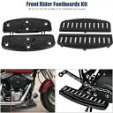 ドライバー ライダー フロアボード ボトム & インサート キット ハーレー エレクトラグライド ロードキング用 Driver Rider FloorBoards Bottoms &Inserts Kit For Harley Electra Glide Road King