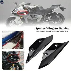 フロントスポイラーウイングレットフェアリングサイドウイング BMW S1000RR S 1000RR 2009-2014用 Front Spoiler Winglets Fairing Side Wing Fit For BMW S1000RR S 1000RR 2009-2014