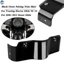黒バットウィングフェアリングボトムスカートハーレーツーリングエレクトラグライド 1996-2013 12 Black Batwing Fairing Bottom Skirt For Harley Touring Electra Glide 1996-2013 12