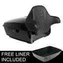 ブラックキングパック トランクバックレスト ハーレーツアーパック CVO ロードグライド 2014-2024 に適合 Black King Pack Trunk Backrest Fits For Harley Tour Pak CVO Road Glide 2014-2024