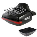 キングパック トランク バックレスト ラック LED ライトはハーレー ツアー パック ツーリング 2014-24 に適合 King Pack Trunk Backrest Rack LED Light Fits For Harley Tour Pak Touring 2014-24(2)