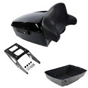 ブラックキング トランク バックレスト マウント ラック ハーレー ツアー パック スポーツ グライド 18-2021 に適合 Black King Trunk Backrest Mount Rack Fit For Harley Tour Pak Sport Glide 18-2021