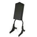 ブラック シーシーバー バックレストパッド付き ハーレー 1984-1999 ソフテイル カスタム FXSTC に適合 Black Sissy Bar w/ Backrest Pad Fits For Harley 1984-1999 Softail Custom FXSTC