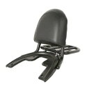 ブラック バックレスト シーシーバー ラックベースプレート付き ハーレー V ロッド VRSCA 2002-2006 に適合 Black Backrest Sissy Bar w/ Rack Baseplate Fit For Harley V-Rod VRSCA 2002-2006
