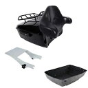 キングパック トランク バックレスト マウント ハーレー ツアー パック エレクトラ グライド 97-08 ブラックに適合 King Pack Trunk Backrest Mount Fit For Harley Tour Pak Electra Glide 97-08 Black