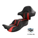 ライダー パッセンジャー ジェルシート バックレスト ハーレー エレクトラ ストリート グライド 2014-2023 に適合 Rider Passenger G...