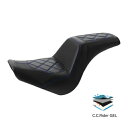 ライダー&パッセンジャージェルシート ハーレーストリートボブソフテイルスタンダード2018-2024に適合 Rider & Passenger Gel Seat...
