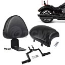 ブラックバックレストシーシーバー/助手席/フットペグ ビクトリーガンナーベガス用 Black Backrest Sissy Bar /Passenger Seat /Foot Pegs Fit For Victory Gunner Vegas