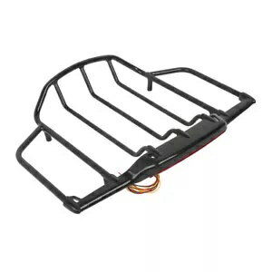 LEDライト付きトランク荷物ラック ハーレーエレクトラ ロードグライド ツアーパック エアウィング用 Trunk Luggage Rack w/ LED Light For Harley Electra Road Glide Tour Pak Air Wing