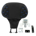 ドライバーバックレストパッドフィットハーレーツーリング CVO エレクトラストリートロードグライドブラック Driver Backrest Pad Fit For Harley Touring CVO Electra Street Road Glide Black