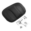 ブラック乗客用シーシーバーバックレストパッドハーレーツーリングストリートロードグライドに適合 Black Passenger Sissy Bar Backrest Pad Fit For Harley Touring Street Road Glide