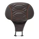 ブラウン ドライバー ライダー バックレスト ハーレー ツーリング ストリート エレクトラ グライド 2009-23 に適合 Brown Driver Rider Backrest Fit For Harley Touring Street Electra Glide 2009-23