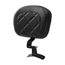 ブラック ドライバー ライダー バックレスト ハーレー ツーリング ストリート エレクトラ グライド 09-2023 に適合 Black Driver Rider Backrest Fit For Harley Touring Street Electra Glide 09-2023