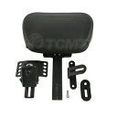 新しいブラックプラグインドライバーライダーバックレストパッドフィットハーレーロードグライドキング 97-24 New Black Plug-In Driver Rider Backrest Pad Fit For Harley Road Glide King 97-24