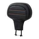 フロントドライバーバックレストパッド ブラック ハーレーツーリング CVO ストリートグライド FLHXSE に適合 Front Driver Backrest Pad Black Fit For Harley Touring CVO Street Glide FLHXSE