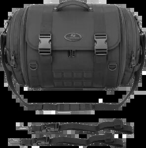 Saddlemen Tr2300DE テキスタイル ブラック タクティカル シーシーバー バッグ ハーレーダビッドソン用 Saddlemen Tr2300DE Textile Black Tactical Sissy Bar Bag for Harley Davidson