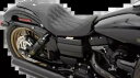 Drag Specialty ダイヤモンド ステッチ ソロ シート 2006-2017 ハーレー ダイナ FXD FXDF に適合 Drag Specialties Diamond Stitch Solo Seat fits 2006-2017 Harley Dyna FXD FXDF