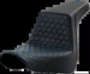 Saddlemen ステップアップ ブルー ハニカム ゲル シート 2018-2024 ハーレー ソフテイル FXLR FLSB 用 Saddlemen Step Up Blue Honeycomb Gel Seat for 2018-2024 Harley Softail FXLR FLSB