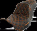 Saddlemen SDC プロシリーズ オレンジ格子ゲルシート 2008-2024 ハーレーツーリングに適合 Saddlemen SDC Pro Series...
