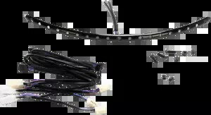 Cycle Visions ブラック LED フロントガラス フェアリング トリム 1996-2013 ハーレー ツーリング FLHT Cycle Visions Black LED Windshield Fairing Trim 1996-2013 Harley Touring FLHT