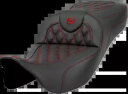 Saddlemen ロードソファ レッド ラティス 拡張ゲルシート 2008-2024 ハーレーツーリングに適合 Saddlemen Roadsofa Red ...