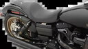 Drag Specialty 3/4 ロー バスケット ウィーブ ソロ シート 2006-2017 ハーレー ダイナ FXDL 用 Drag Specialties 3/4 Low Basket Weave Solo Seat for 2006-2017 Harley Dyna FXDL